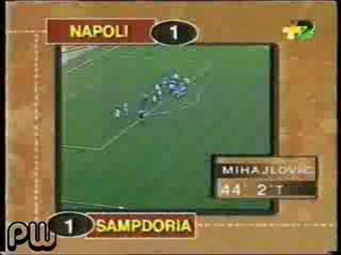 Napoli Sampdoria 1-1 stagione 1996-1997