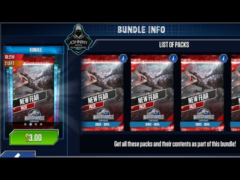 Jurassic World The Game: New Fear Card Pack #14 MOBILE (2020)