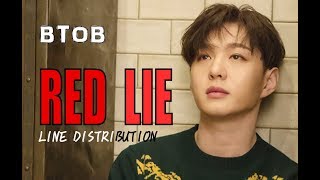BTOB - RED LIE Line Distribution
