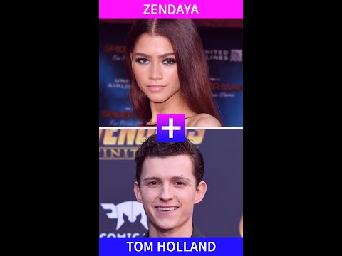 Mezclando Famosos #1 - Zendaya + Tom Holland #Shorts
