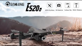 EACHINE E520S GPS Drohne mit 4k HD Kamera,5G WiFi FPV Live Übertragung, Klasse komplett Paket, super