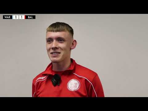 Match Reaction: Justin Hill on Warrenpoint Town FC 1-1 Ballyclare Comrades FC.