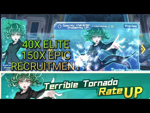 #F2P | TERRIBLE TORNADO RATE UP | EPIC VS ELITE RECRUITMENT | ONE PUNCH MAN THE STRONGEST