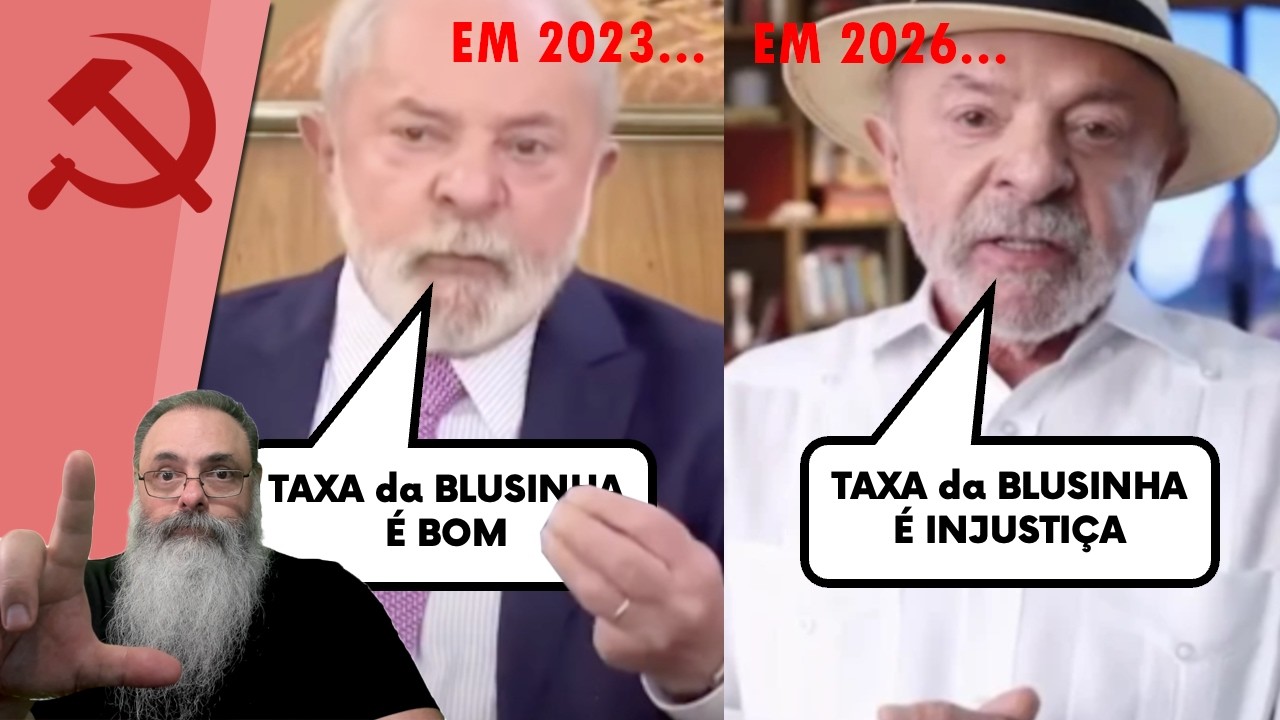 LULA FINGE, mas VOCÊ SABE: FOI ELE que APROVOU a TAXA das BLUSINHAS em 2023