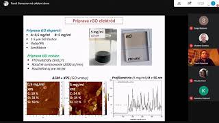 Pavol Gemeiner - Využitie plazmou oxid. grafénových elektród v aplikáciach tlačenej elektroniky
