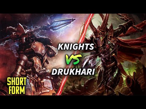 Drukhari vs Imperial Knights RBF65 #warhammer40k  #battlereport