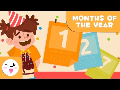Months of the Year - Vocabulary for Kids