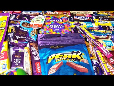 Cadbury Perk Bites Home Treat | Lots Of Candies | Some Lots Of Candies | Cadbury Gems | Chocolatey