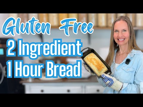 Two Ingredient Gluten-Free Bread in One Hour!