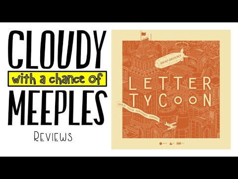 Cloudy with a Chance of Meeples Reviews Letter Tycoon