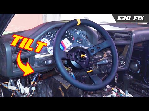 E30 Fix 24 | $228 MOMO Steering Wheel & Lowering Column
