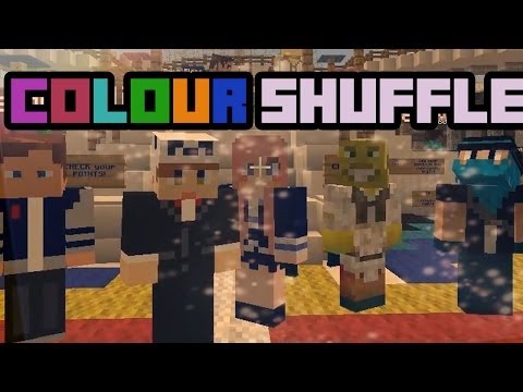 COLOUR SHUFFLE | Minecraft Mini Game | With Friends