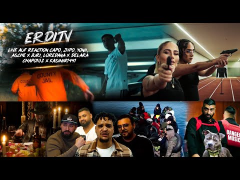 ErdiTv Live Reaction auf Capo, Sipo, Yonii, Asche x Juri, Loredana x Delara, Chapo102 x Kasimir1441