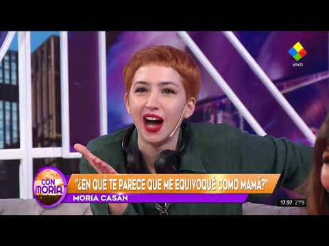 Así se emocionó Moria Casán en el encuentro con Sofía Gala en  Incorrectas