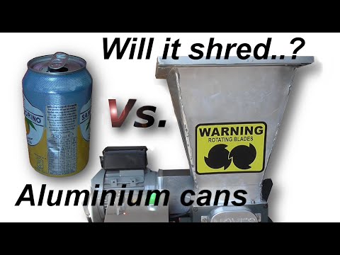 Will it shred? Aluminium cans