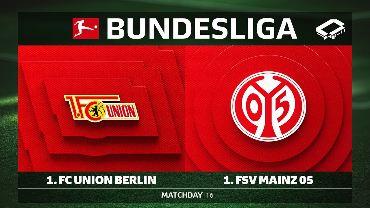 1. FC Union Berlin vs. 1. FSV Mainz 05 | Matchday 16 - Bundesliga 2025/26