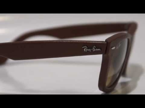 Ray-ban wayfarer leather 2140qm sunglasses