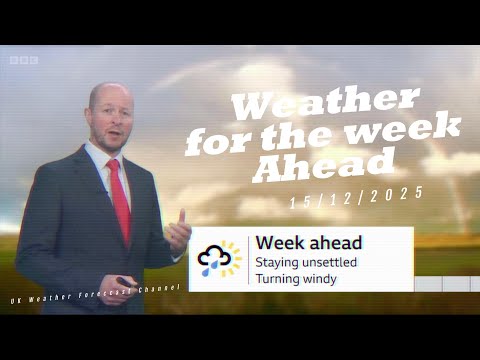 Weather for the week ahead 15/12/2025 - Heavy rain across the north and west - UK Weather Forecast