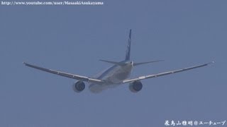 preview picture of video '[猪名川土手] All Nippon Airways (ANA) 777-300ER JA780A takeoff @ Itami RWY32L [March 9, 2013]'