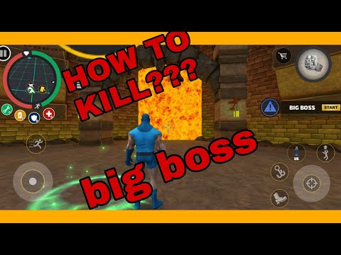 how to kill big boss in rope hero Vice town