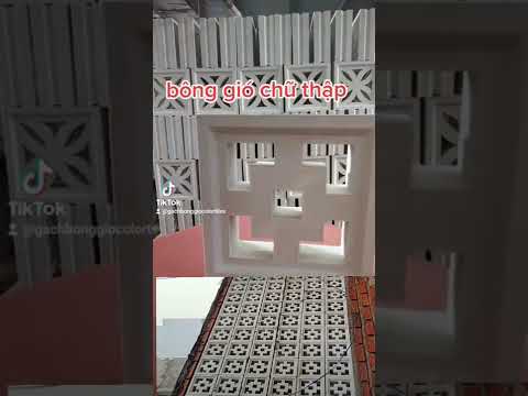 Mẫu bông gió hình chữ thập