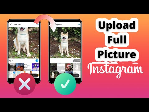 How to Upload Full Picture on Instagram Without Square | Upload Full Photo Without Cropping
