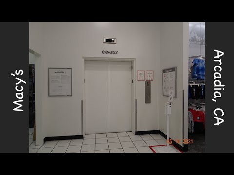 Euro Lanterns!  Montgomery (Kone) Elevator - Macy's (formerly The Broadway) - Westfield Santa Anita