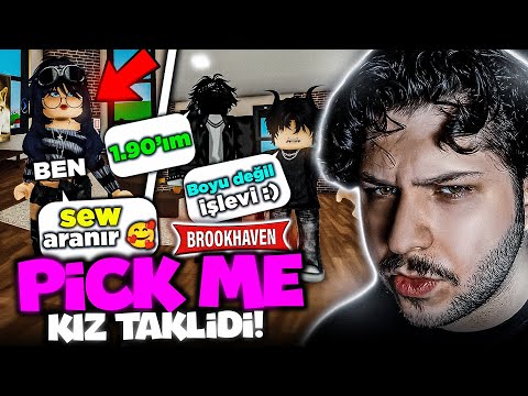 BROOKHAVEN PİCK ME KIZ TAKLİDİYLE ERKEK TAVLADIM! (TAKİPÇİM ÇIKTI)
