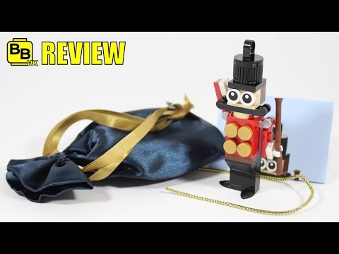 LEGO 2016 CHRISTMAS TOY SOLDIER 5004420 SET REVIEW Video