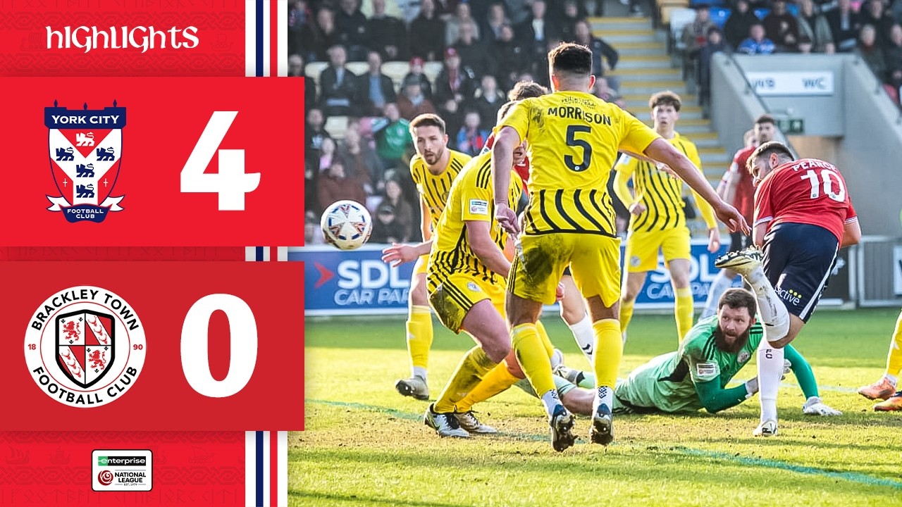 York City vs Brackley Town Highlights