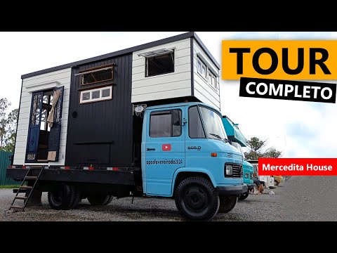 TOUR MOTORHOME CAMINHÃO mais incrível e aconchegante do Brasil, uma casa sobre rodas diferenciada.
