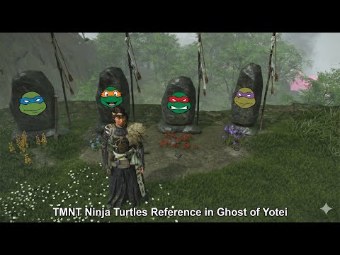 Ghost of Yotei The Last Ronin Mission Reference to TMNT Teenage Mutant Ninja Turtles