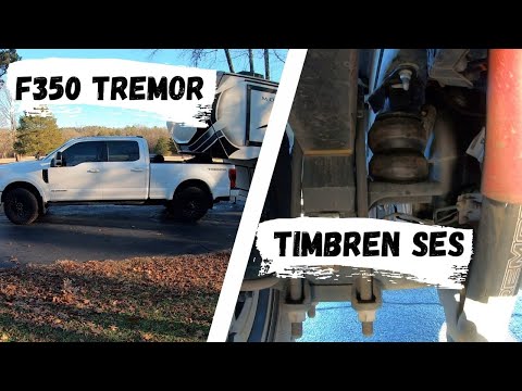 Installing the Timbren SES kit on a 2022 Ford F350 Tremor