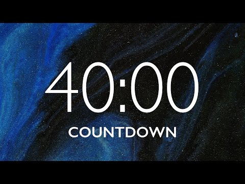 40 Minute Timer with Relaxing Music  🎵