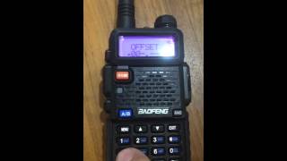 How to program Frequencies into Channels on a Baofeng UV-5R - Basic
