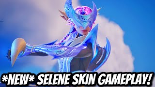 *NEW* SELENE SKIN + MOONGLIDE GLIDER GAMEPLAY! - Fortnite Battle Royale