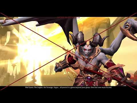 Mal'ganis, Where Dreadlords Dare Cutscene - Chains of Domination