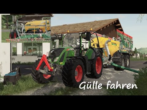 Ls19 / Ellerbach / Folge 024 / Gülle fahren mit Fendt 720 Vario
