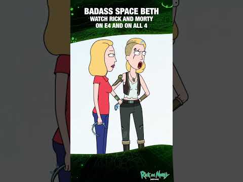 Rick And Morty | Badass Space Beth | Adult Swim UK ????????