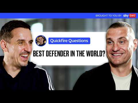 Nemanja Vidic’s Quickfire Questions with Gary Neville | The Overlap