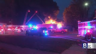 Cause of fire near Hudson Ave tire shop under investigation