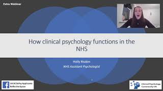 How Clinical Psychology Functions in the NHS