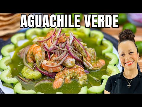 ¡El MEJOR AGUACHILE VERDE de CAMARÓN Paso a Paso!