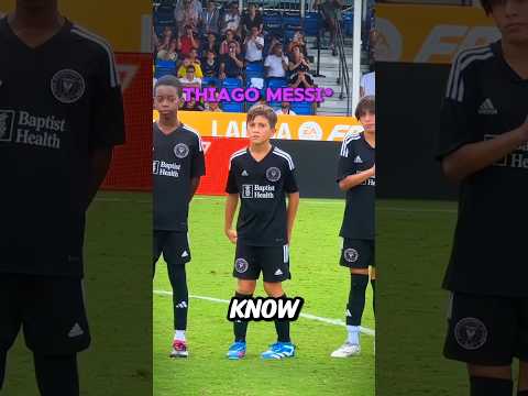 Thiago Messi Joins Lamine Yamal? 🐐🤯 #football #soccer #sports #creators #shorts