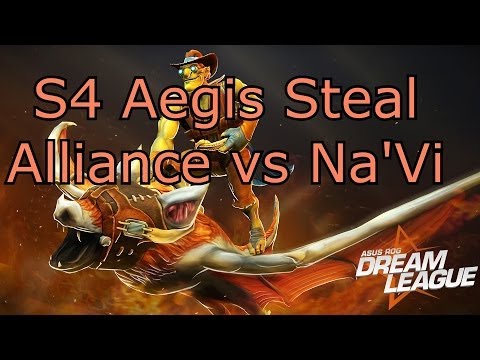 Dota 2 - S4 Aegis steal vs Na'Vi @ Dreamleague