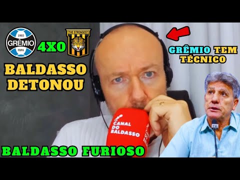 COMENTÁRIO FABIANO BALDASSO GRÊMIO 4X0 THE STRONGEST - REAÇÕES GREMISTAS
