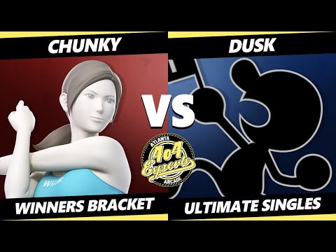 4o4 Smash Night 36 - Chunky (Wii Fit Trainer) Vs. Dusk (Game & Watch) SSBU Ultimate Tournament