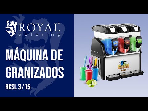 vídeo - Máquina de granizados - 3 x 12 l - Royal Catering