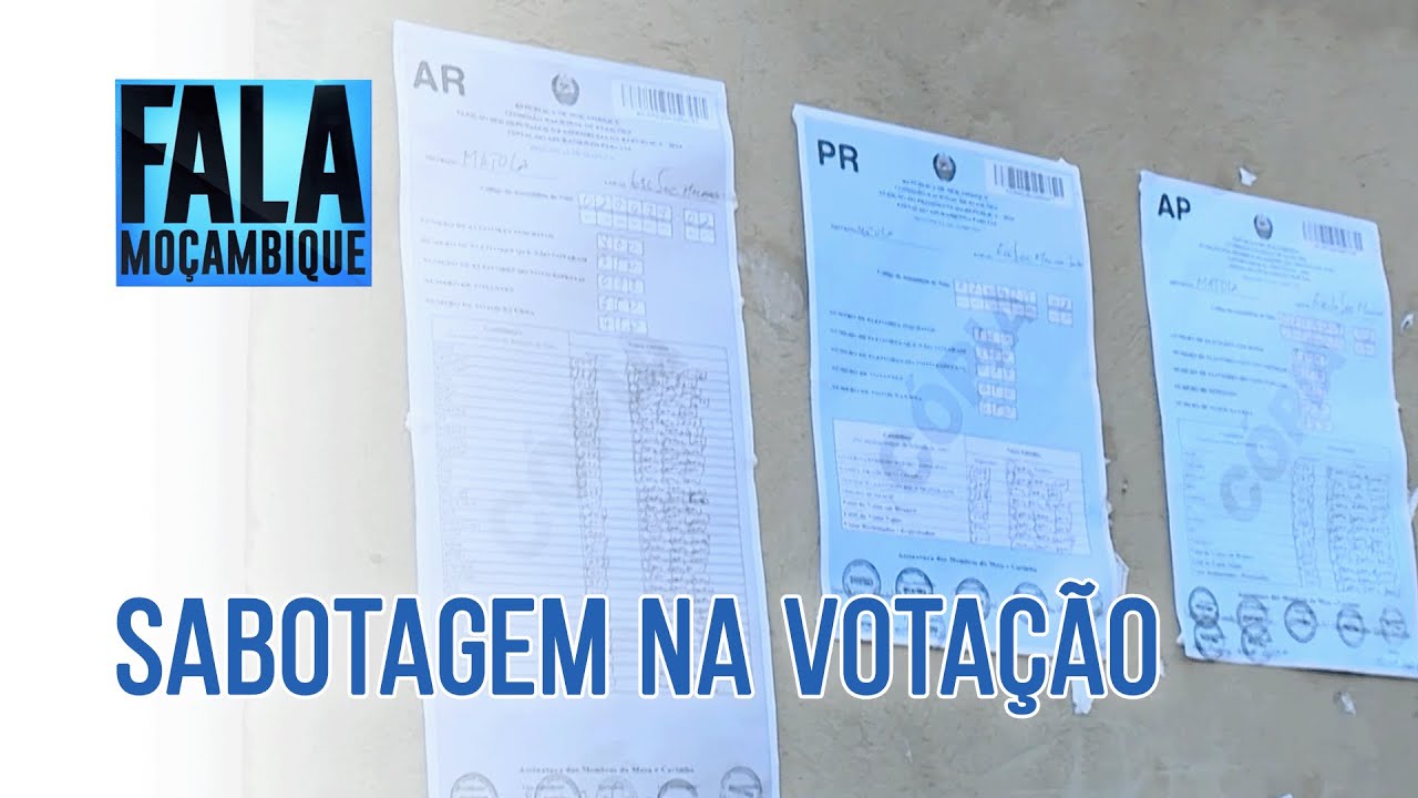 Sabotagem de um grupo de estranhos caracterizou algumas horas de votação na Matola @PortalFM24