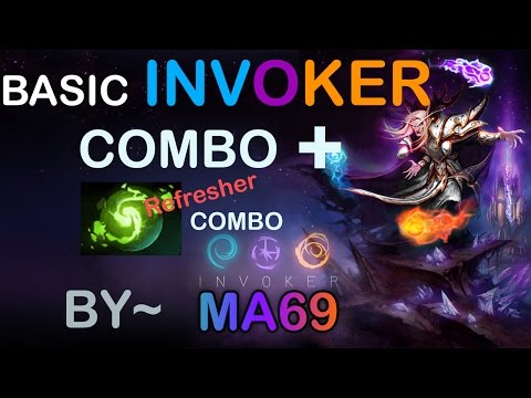 Dota 2:Basic Invoker combo guide + Refresher combo video